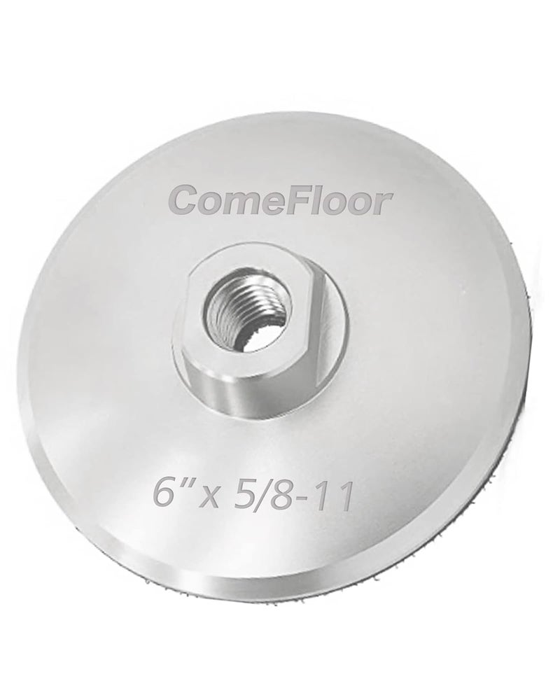ComeFloor وسادة دعم من الألمنيوم مع قاعدة هوك وحلقة مع خيط 5/8”-11 (6") - Image 1